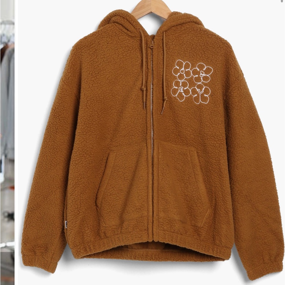 Women’s Obey fleece Chance Hooded Jacket. Size Small. NWT.